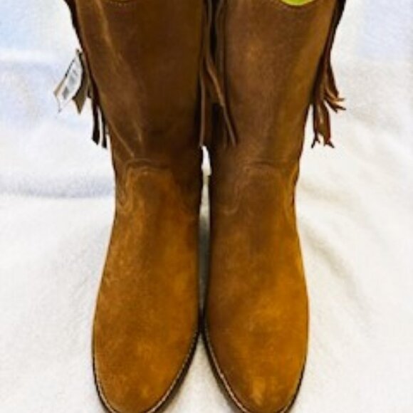 Dingo Kelsey Suede western pull on low boot Women's Size 8-1/2 - Picture 1 of 9